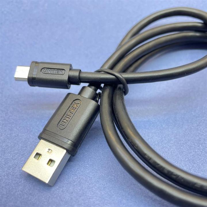 کابل یونیتک اورجینال 2متری micro USB مدل UNITEK YC455GBK